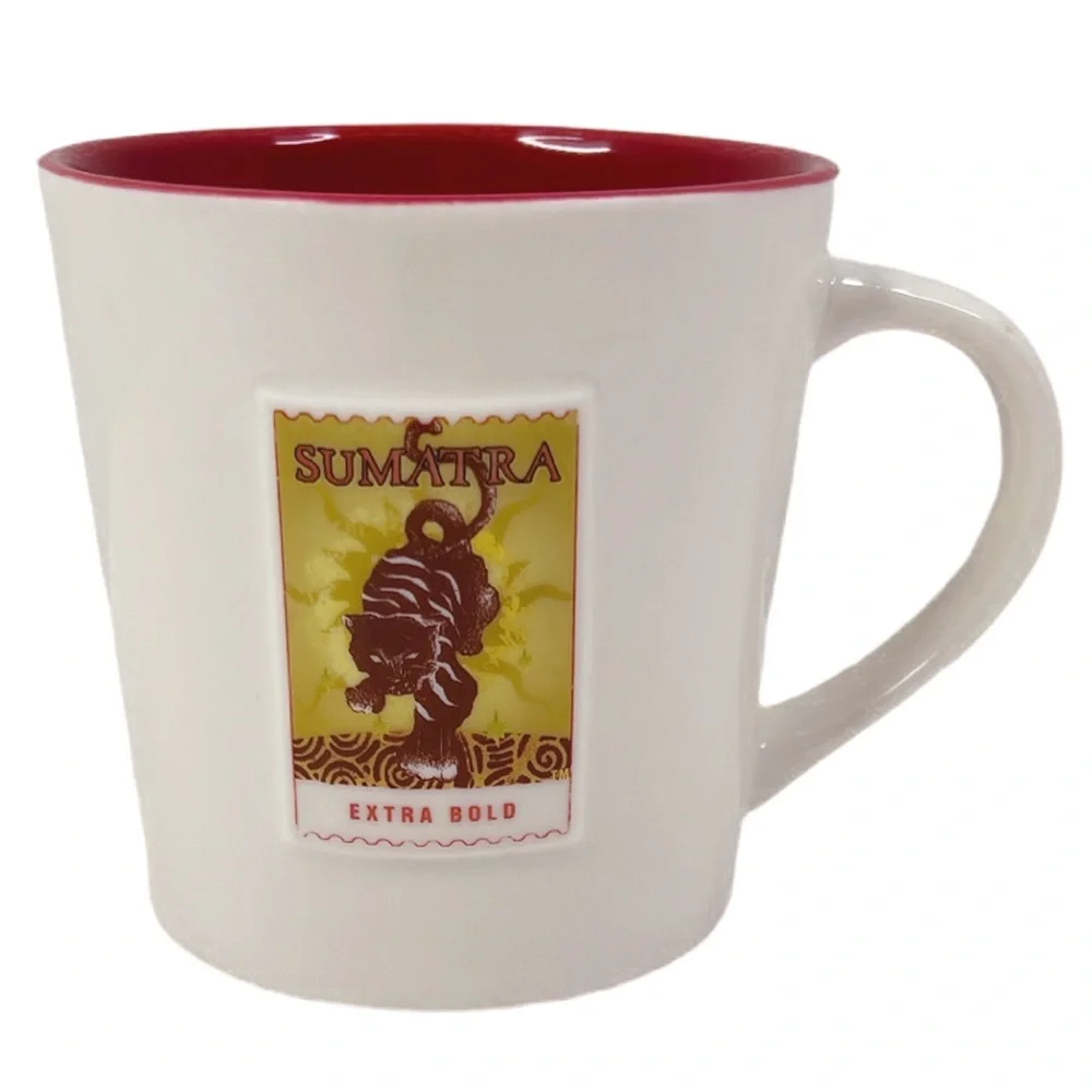 Starbucks 2006 Sumatra Extra Bold Tiger Coffee Cup Mug Barista Series Limited 16